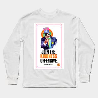 JOIN THE KINDNESS OFFENSIVE Long Sleeve T-Shirt